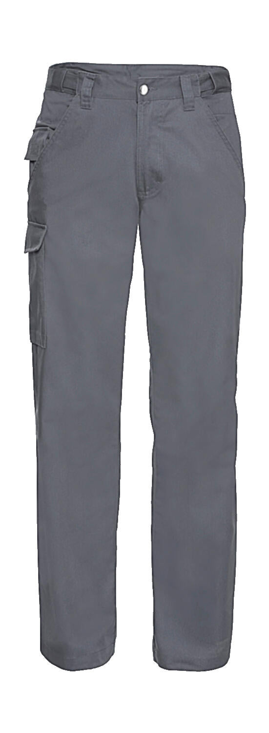  Twill Workwear Trousers length 32" in Farbe Convoy Grey