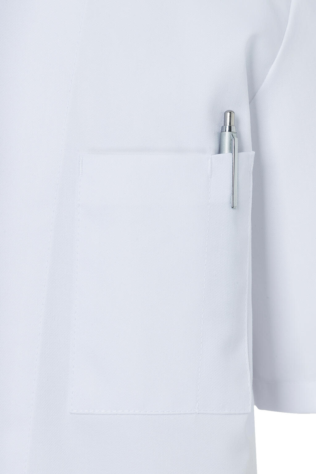  Chef Jacket Gustav Short Sleeve in Farbe White
