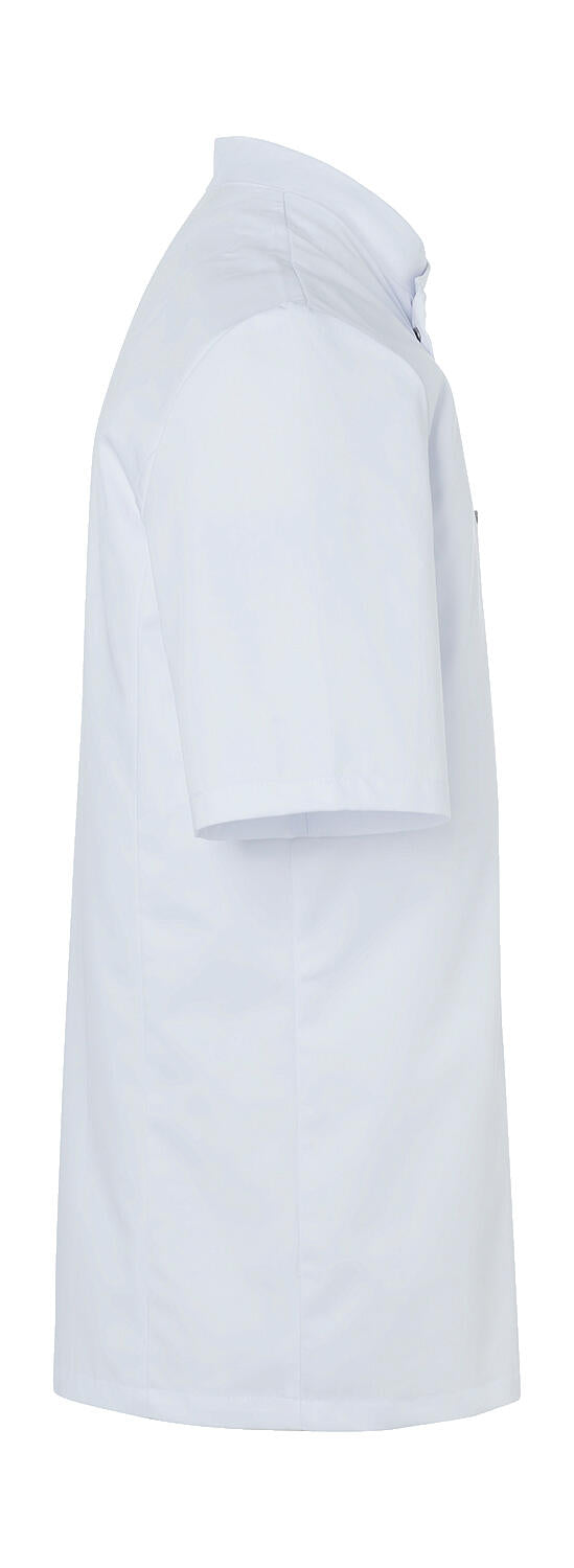  Chef Jacket Gustav Short Sleeve in Farbe White