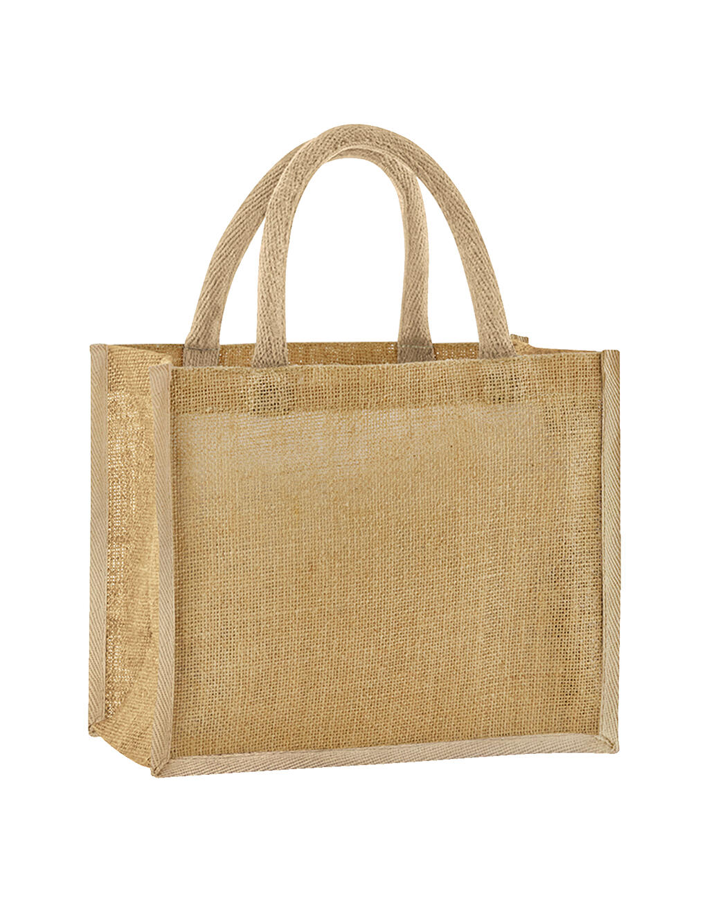 Natural Starched Jute Midi Tote - ShirtStore