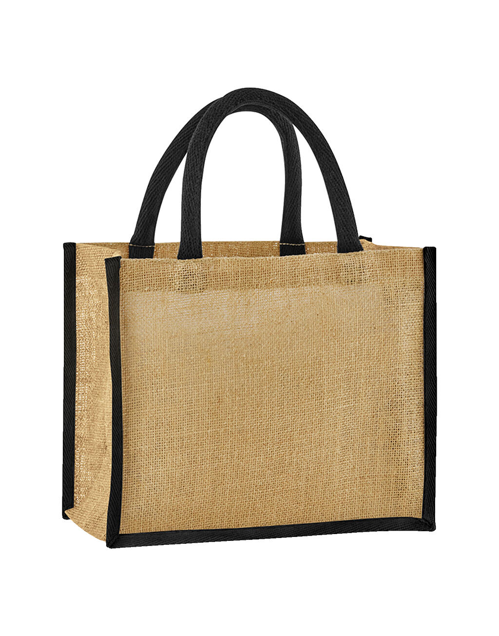 Natural Starched Jute Midi Tote - ShirtStore