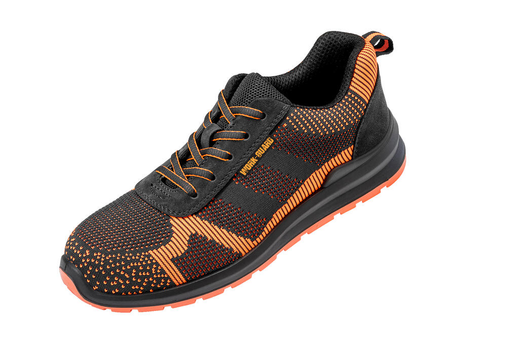  Hardy Safety Trainer in Farbe Black/Orange