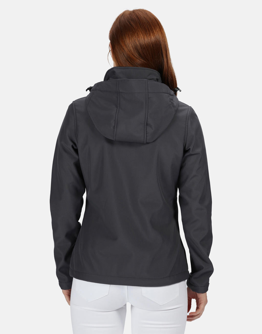  Women's Venturer 3-Layer Hooded Softshell Jacket in Farbe Black