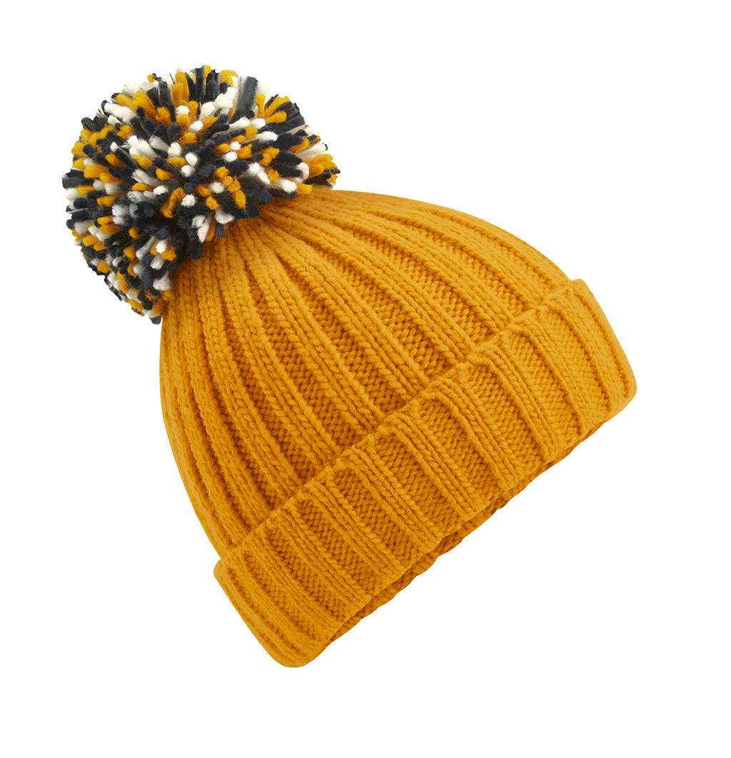  Hygge Beanie in Farbe Mustard