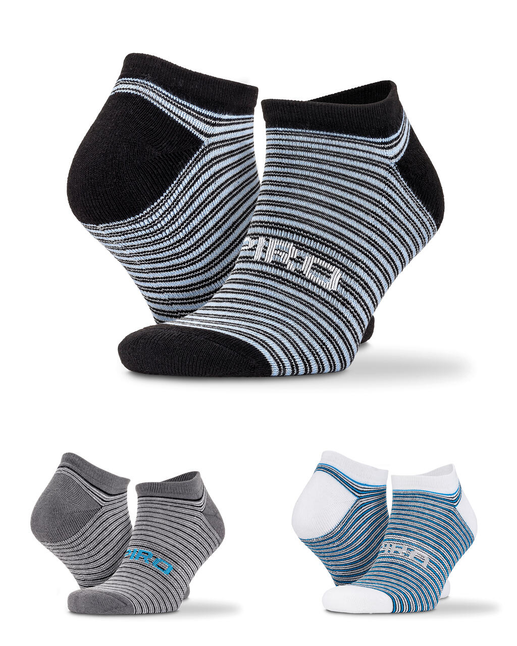  3-Pack Mixed Stripe Sneaker Socks in Farbe Color Mix 2