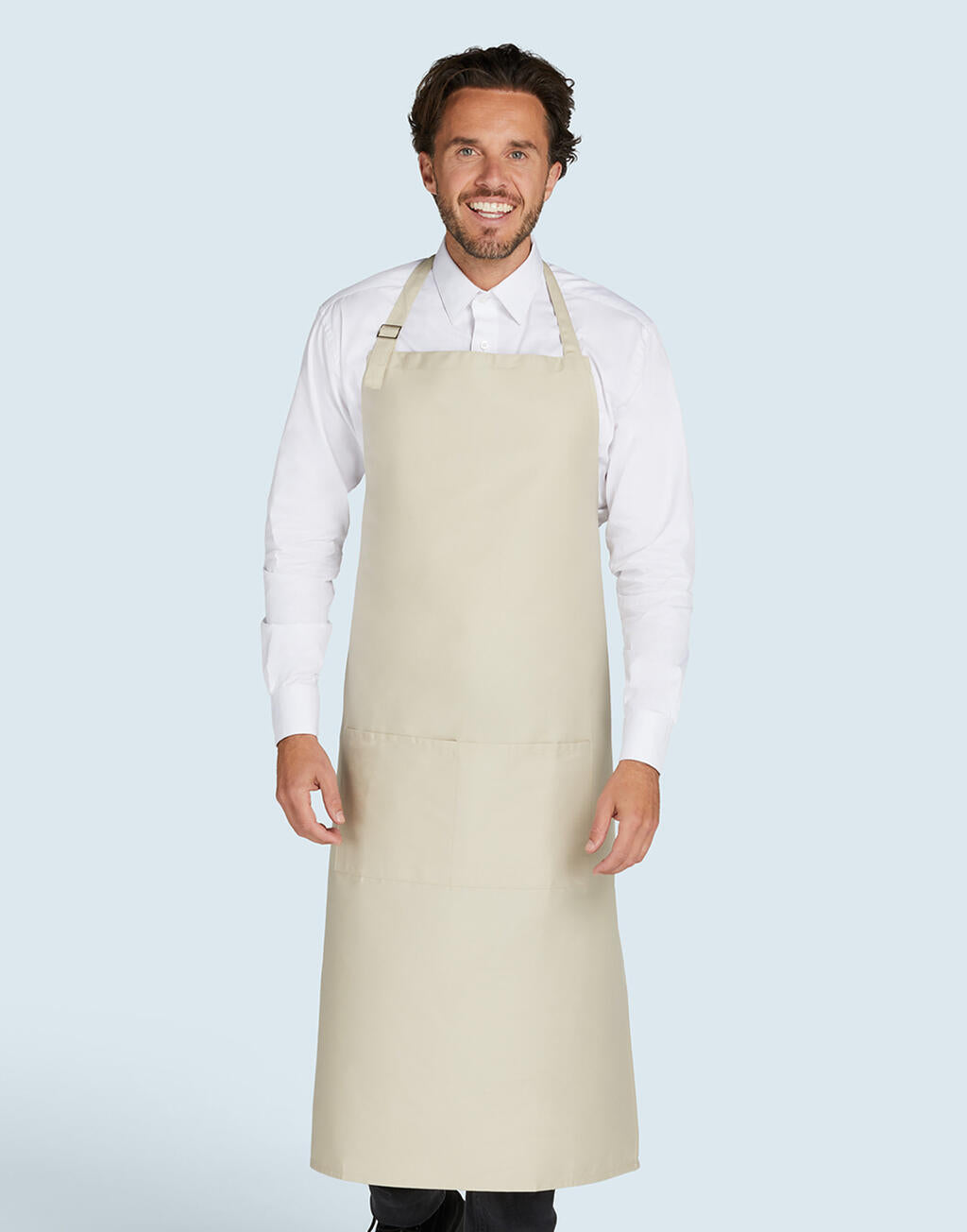AMSTERDAM - Recycled Bib Apron with Pocket - ShirtStore
