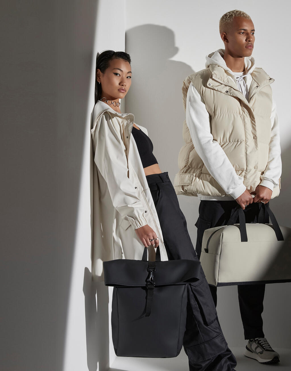 Matte PU Rolltop Backpack - ShirtStore