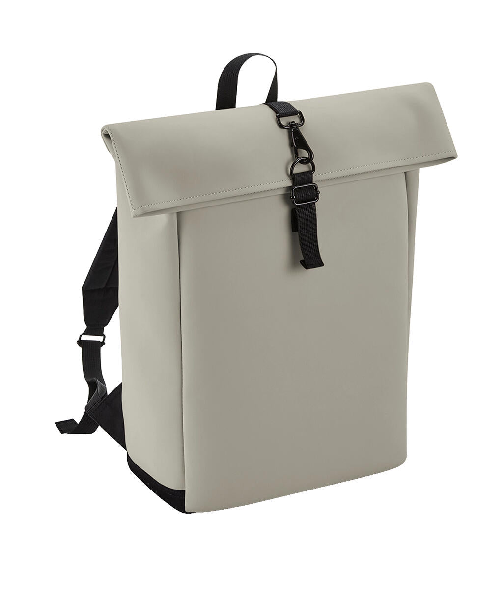 Matte PU Rolltop Backpack - ShirtStore