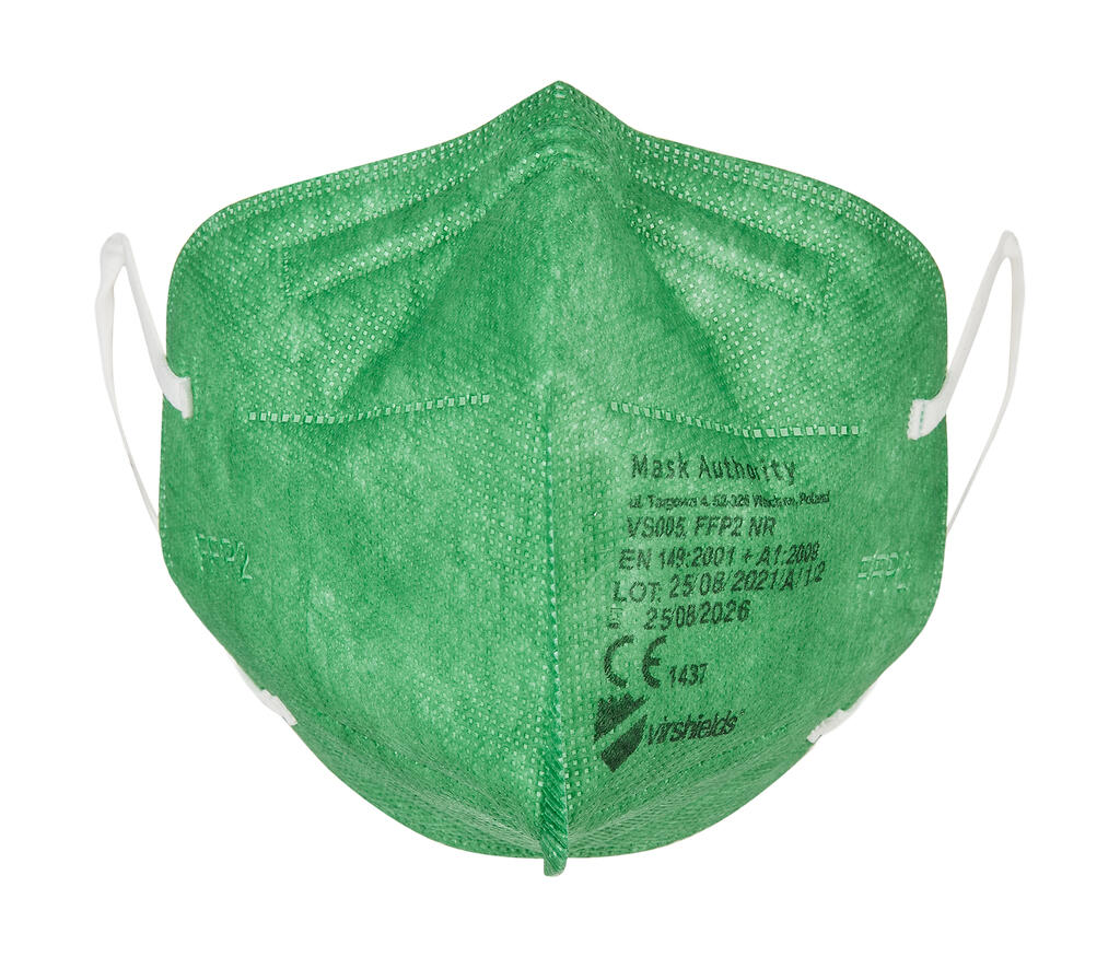  Filtering half mask FFP2 5-ply in Farbe Green