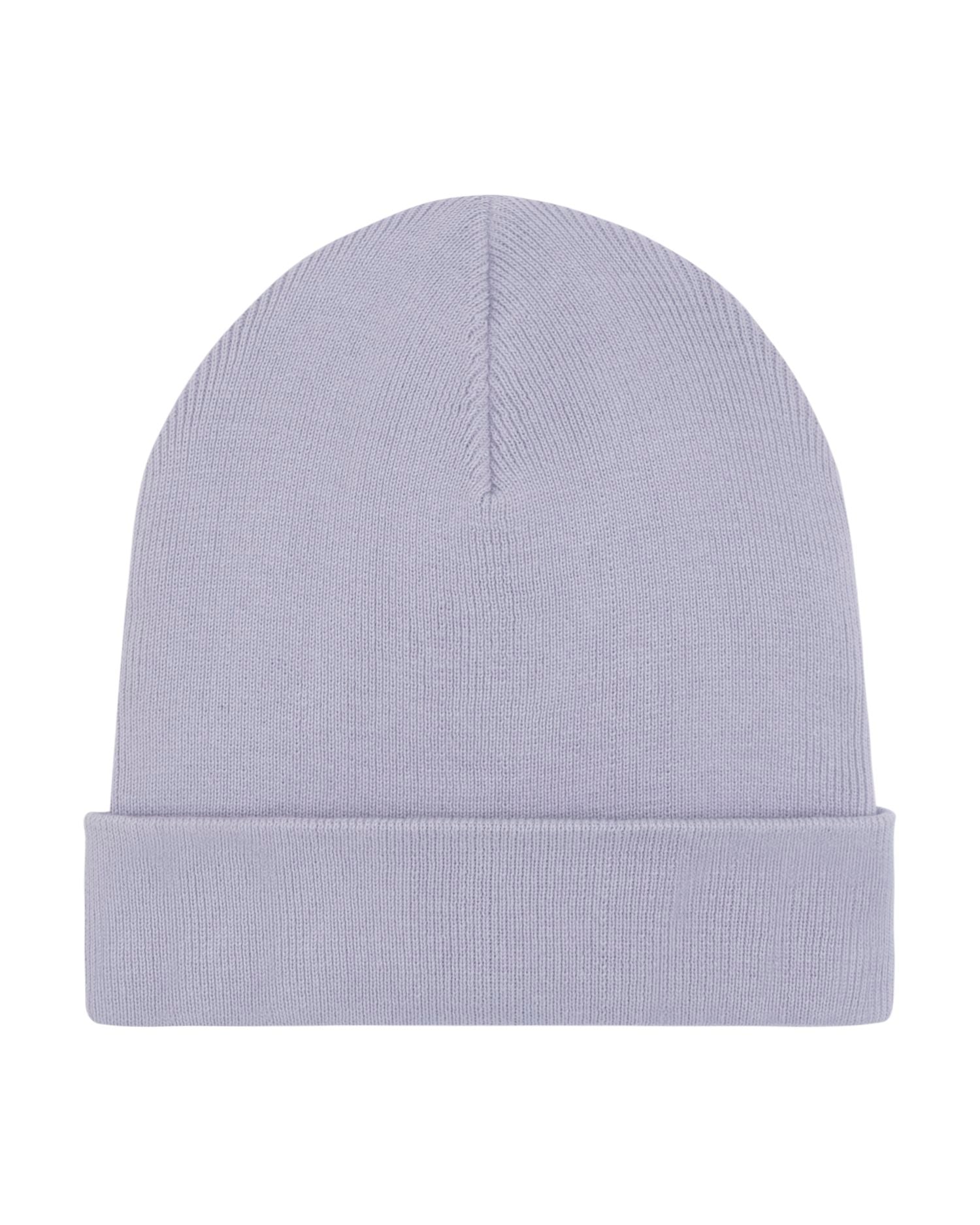 Rib Beanie in Farbe Lavender