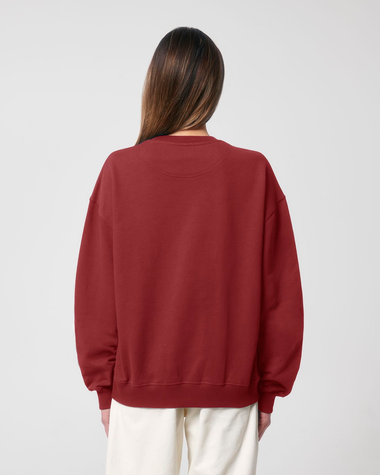 Crew neck sweatshirts Ledger Dry in Farbe Red Earth