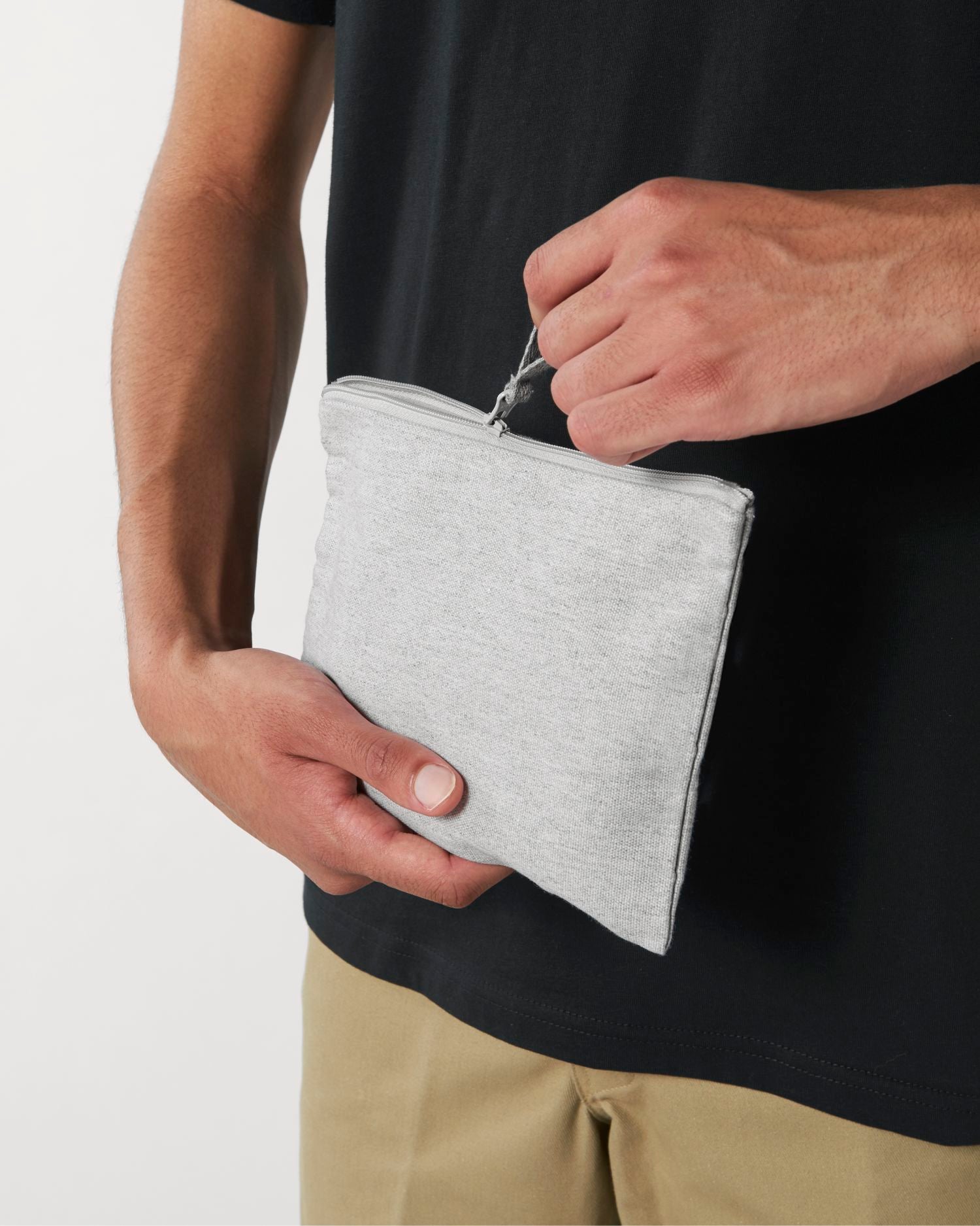 Etui Pencil Case in Farbe Heather Grey