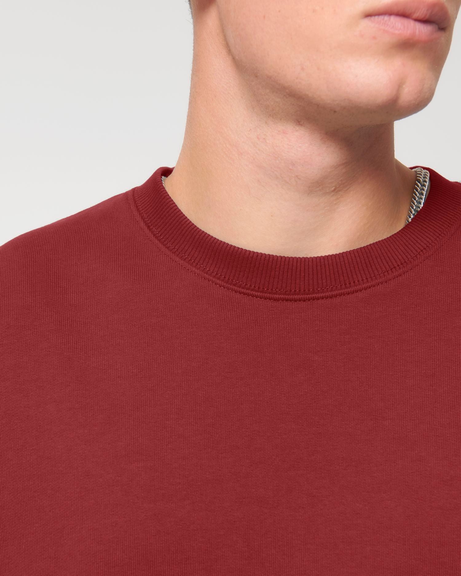 Crew neck sweatshirts Ledger Dry in Farbe Red Earth