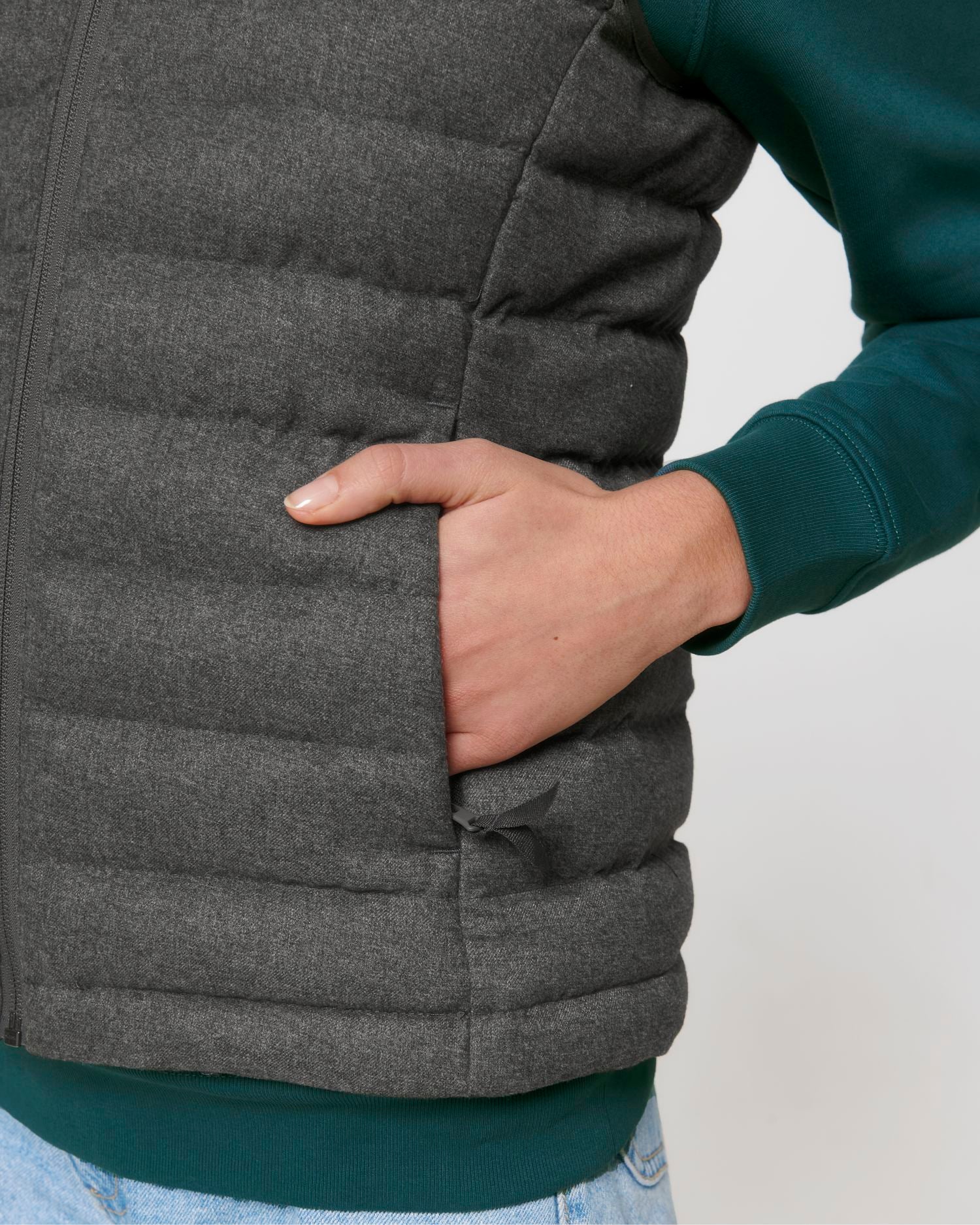  Stella Climber Wool-Like in Farbe Deep Metal Heather Grey