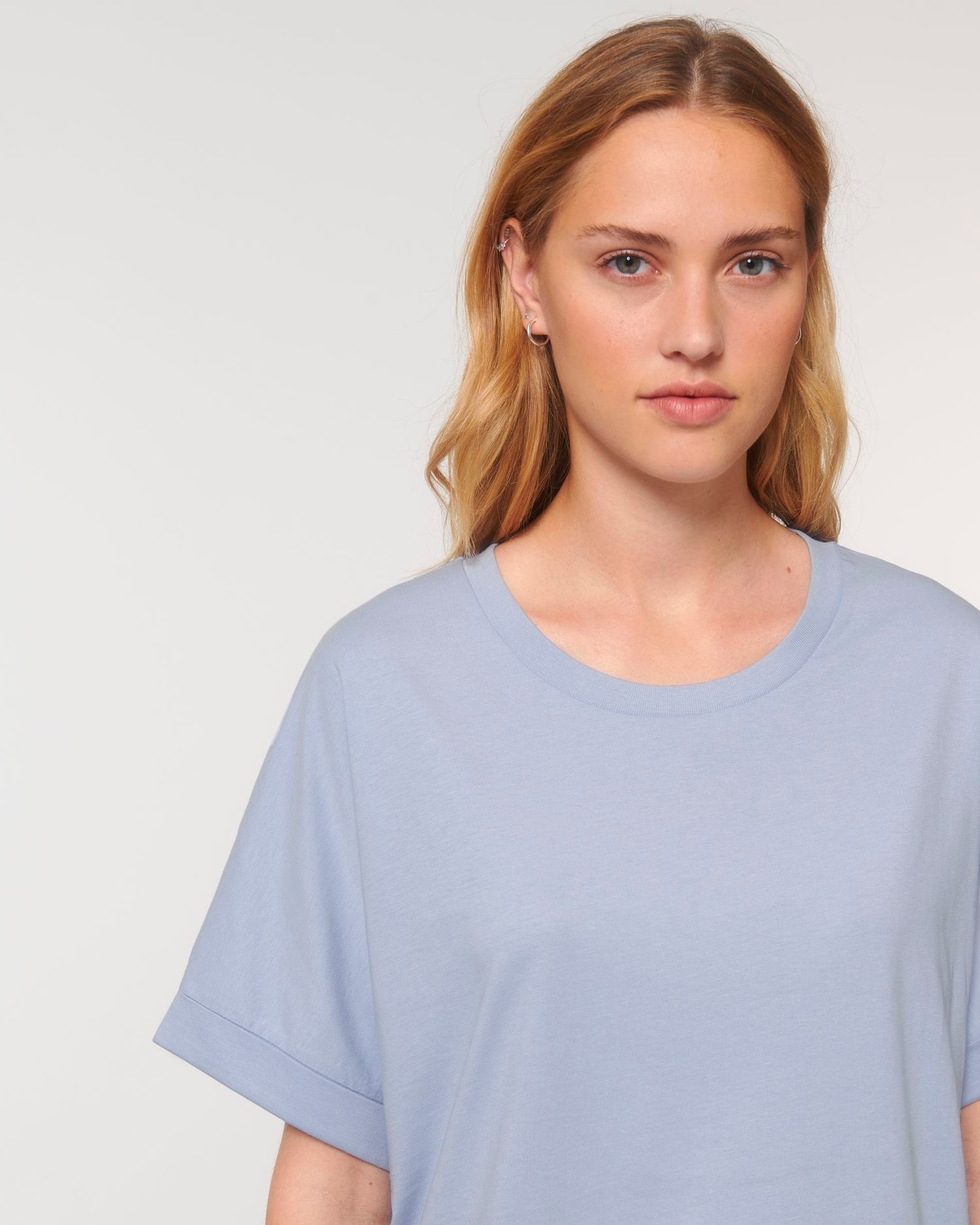 T-Shirt Stella Collider in Farbe Serene Blue