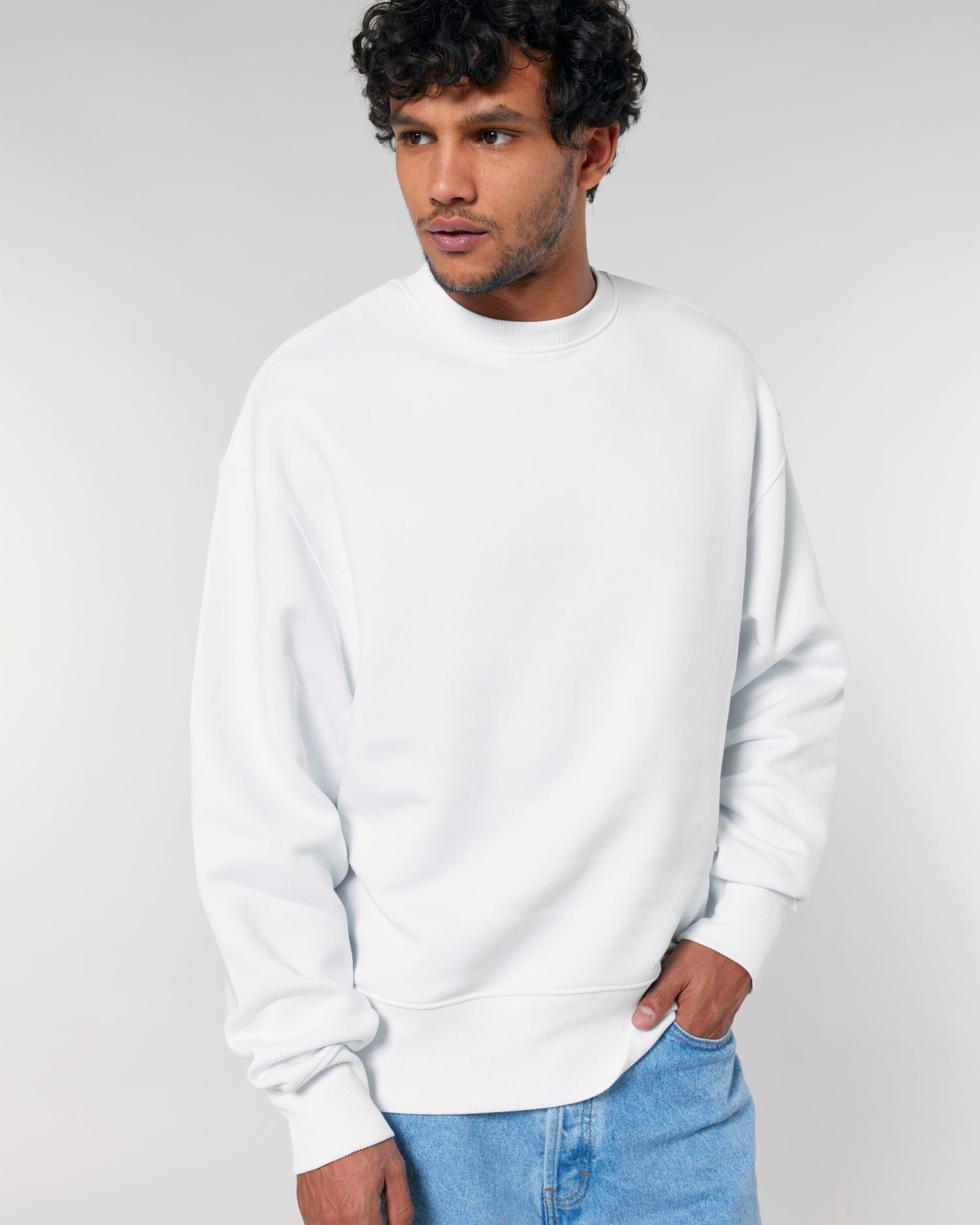 Crew neck sweatshirts Radder in Farbe White