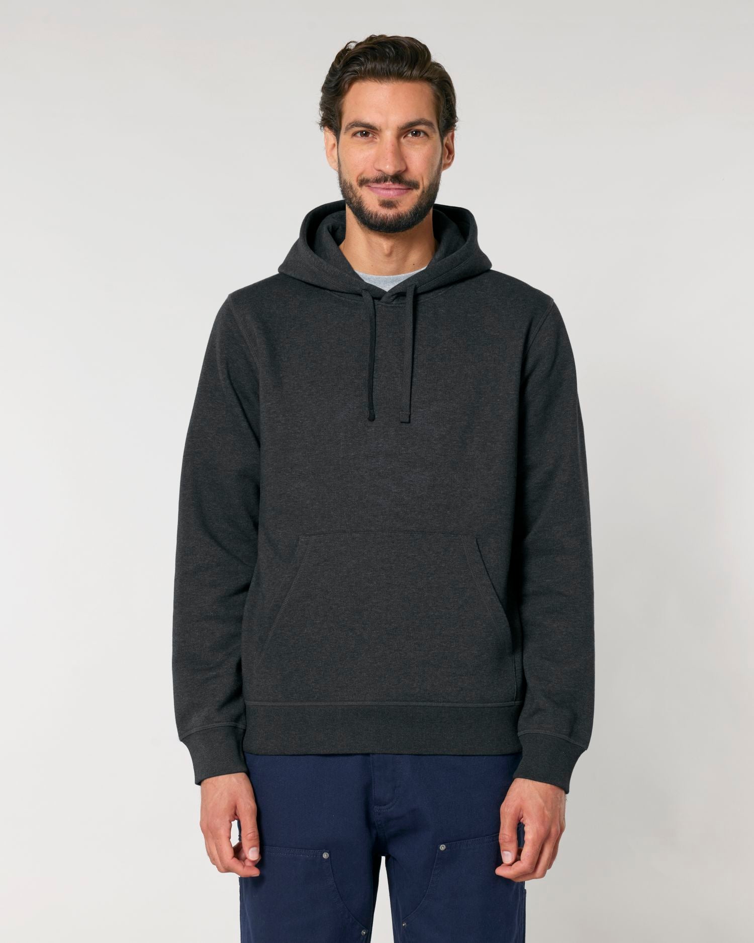 Hoodie sweatshirts Drummer 2.0 in Farbe Dark Heather Grey