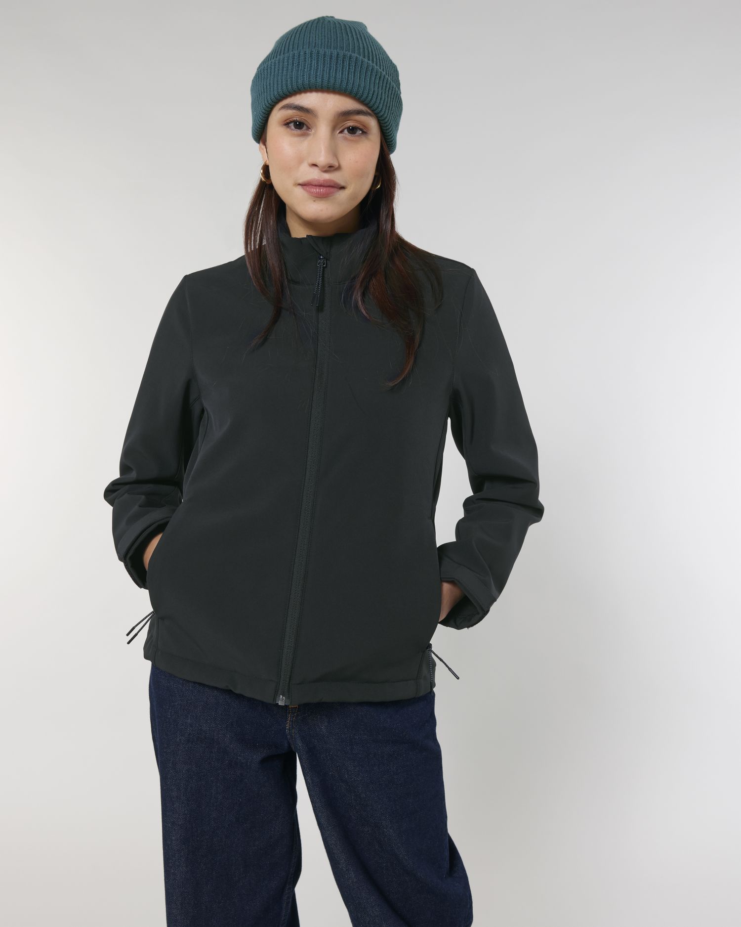 Ungefütterte Jacke Stella Navigator in Farbe Black