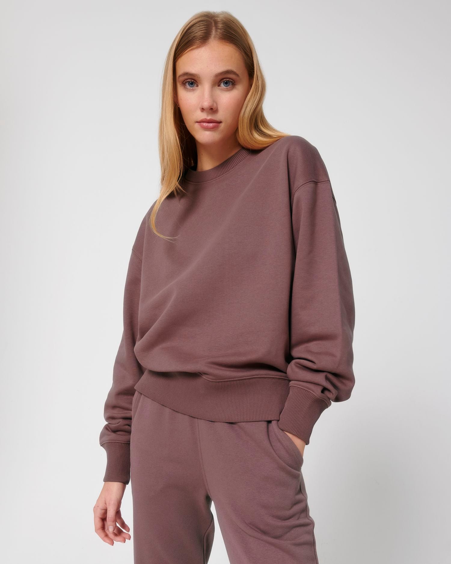 Crew neck sweatshirts Radder in Farbe Kaffa Coffee