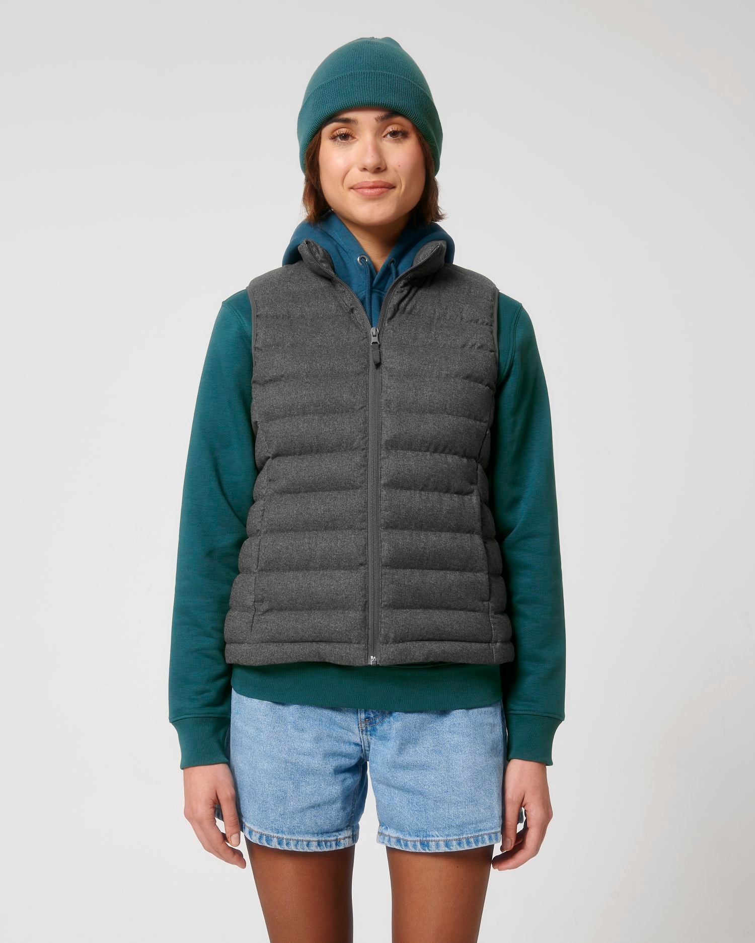  Stella Climber Wool-Like in Farbe Deep Metal Heather Grey