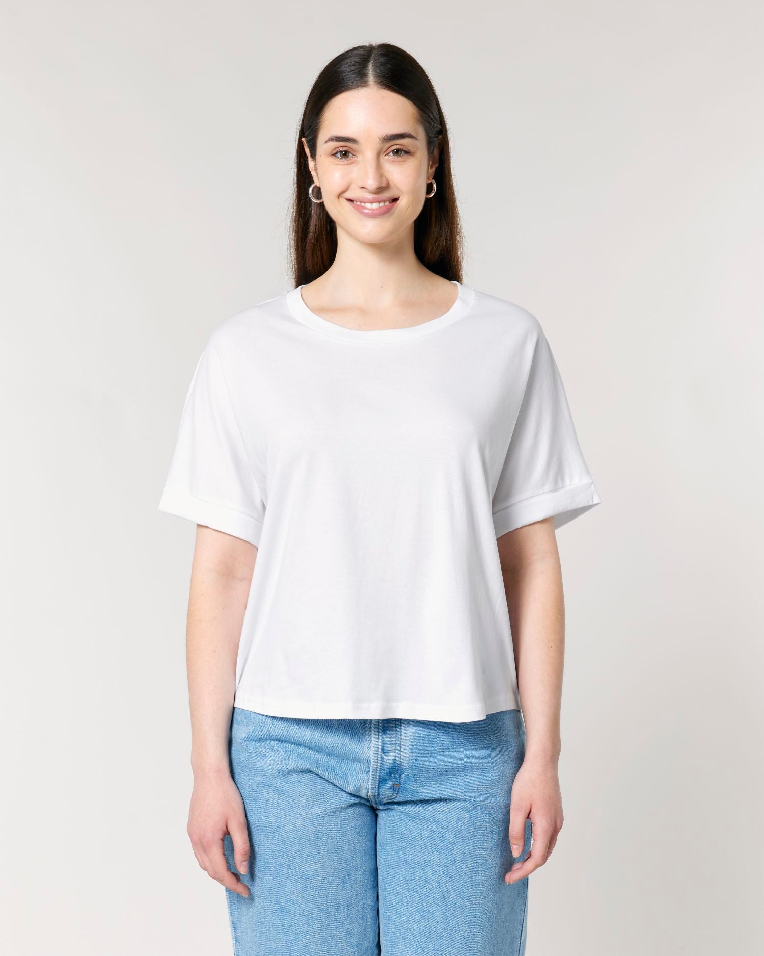 T-Shirt Stella Collider in Farbe White