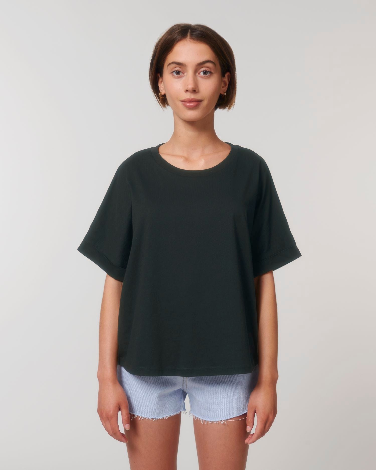 T-Shirt Stella Collider in Farbe Black