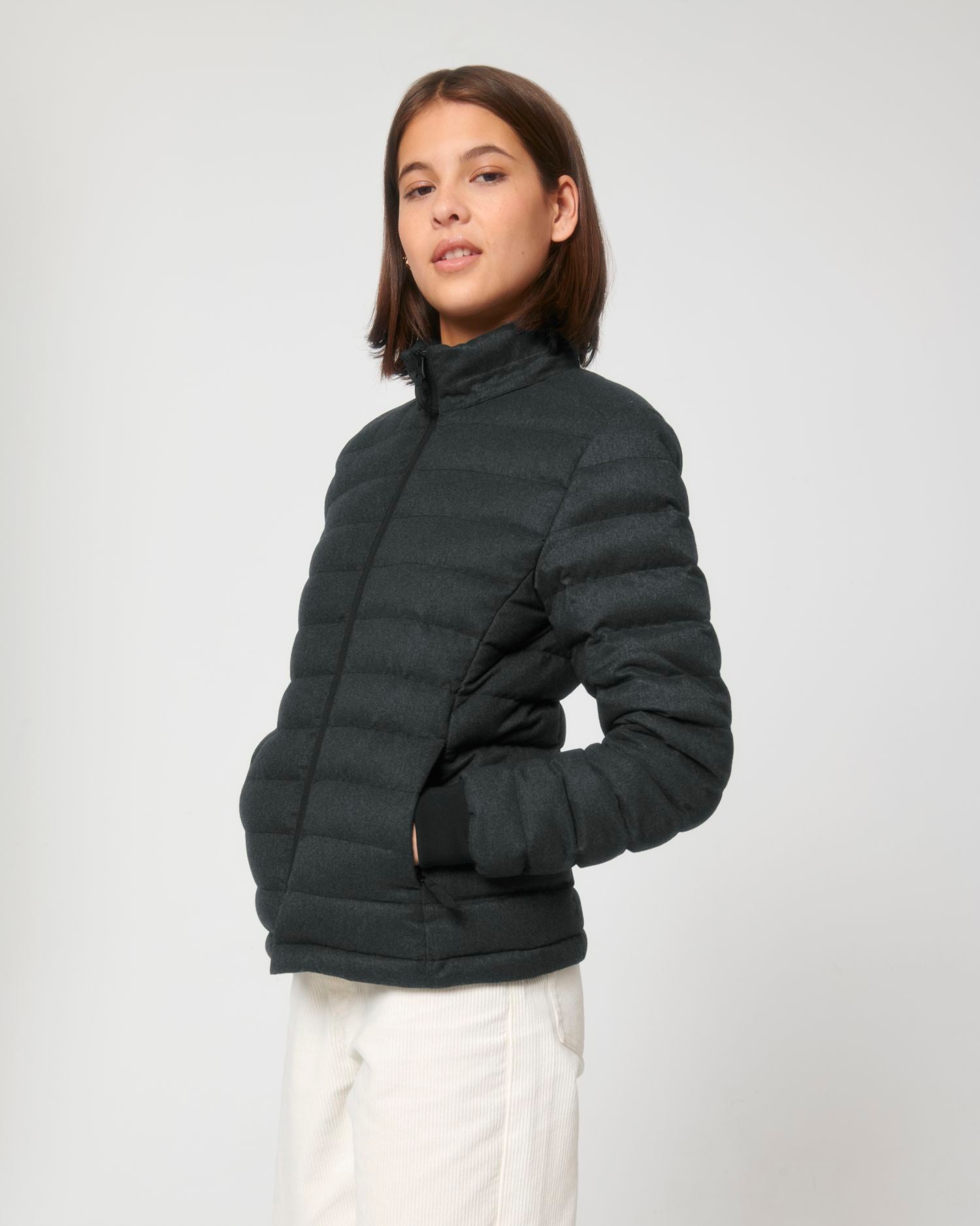  Stella Voyager Wool-Like in Farbe Dark Heather Grey